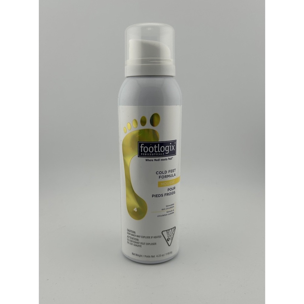 Footlogix Pediceuticals‎ - Cold Feet Formula Mousse - 4.2 oz.
